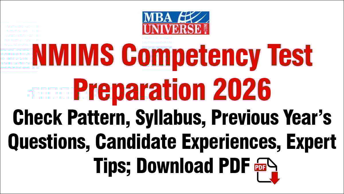 NMIMS Competency Test Preparation 2026