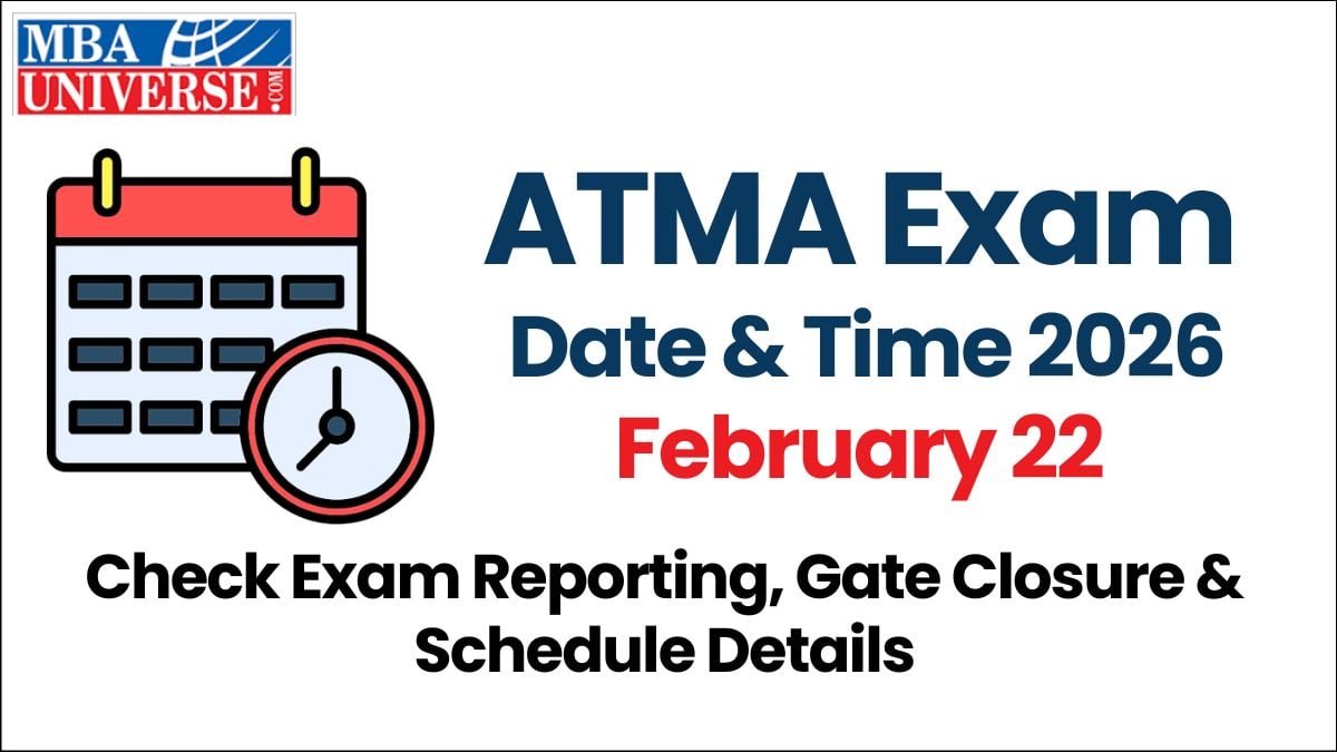 ATMA 2026 Exam Date and Time