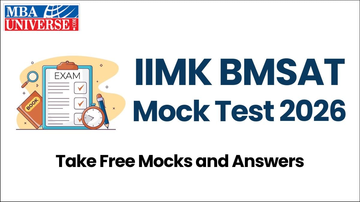 IIMK BMSAT Mock Test