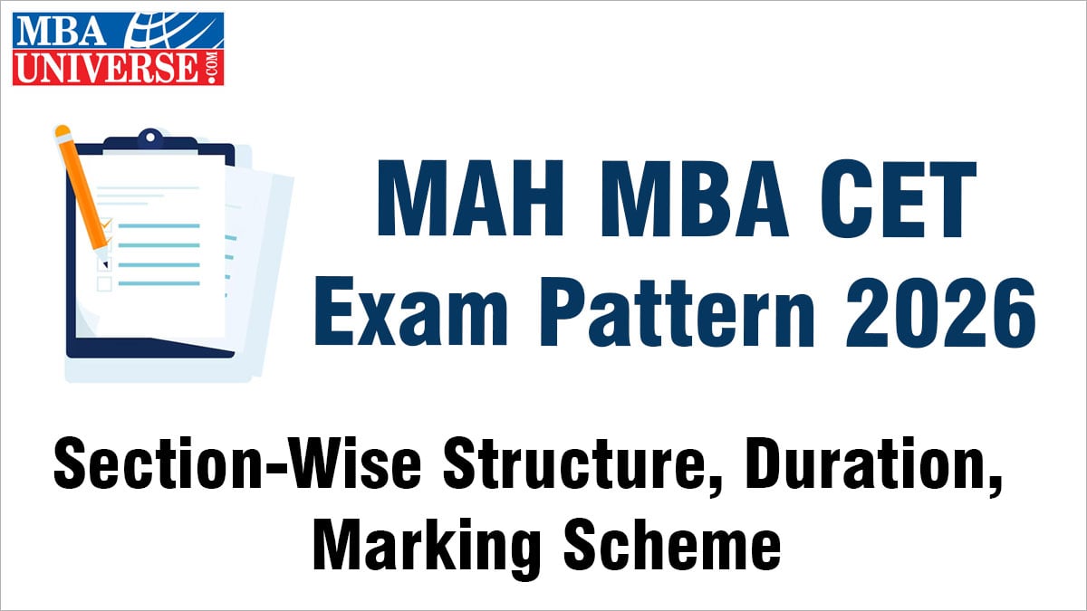 MAH MBA CET Exam Pattern 2026