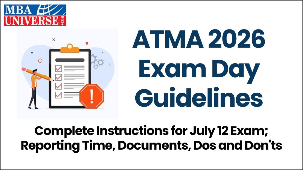 ATMA Exam Day Guidelines 2026