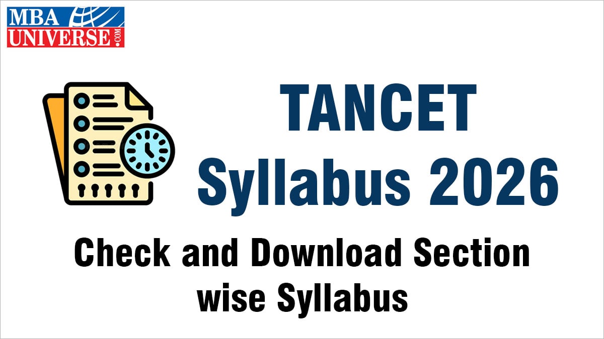 TANCET Syllabus 2026