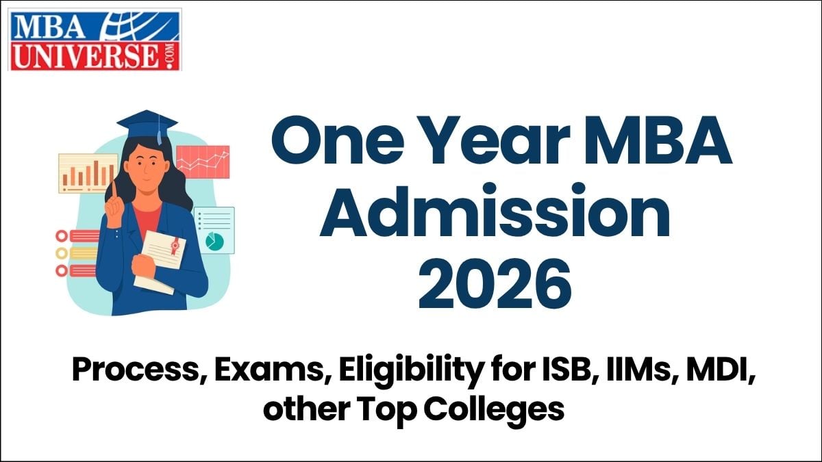 One Year MBA Admission 2026