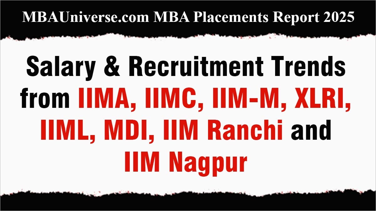 MBA Placements Report 2025
