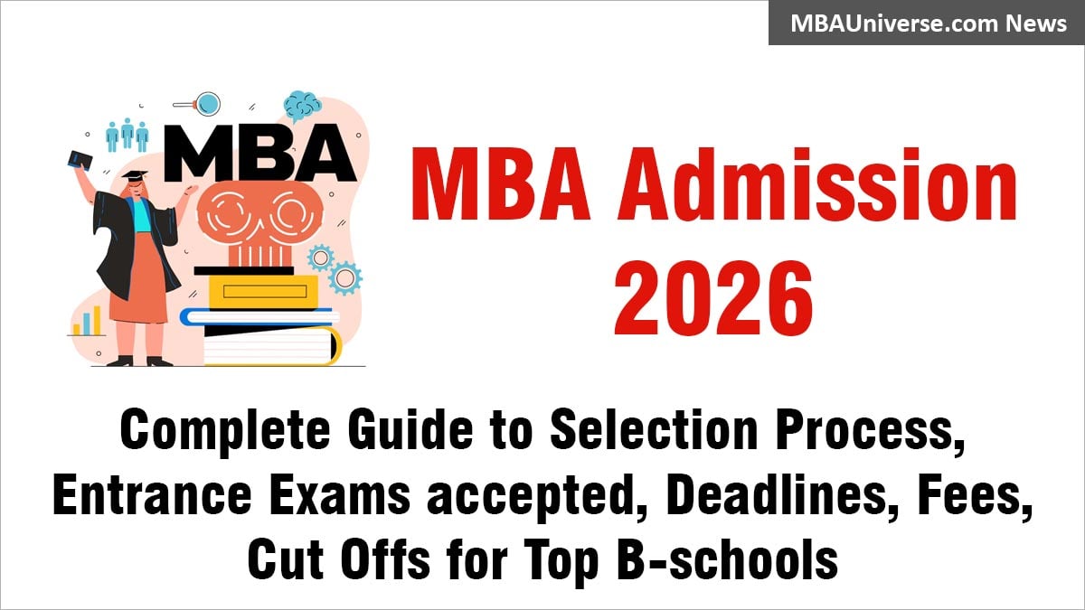 MBA Admission 2026: IIMs, SPJIMR, MDI, NMIMS, XIMB, IMI Open