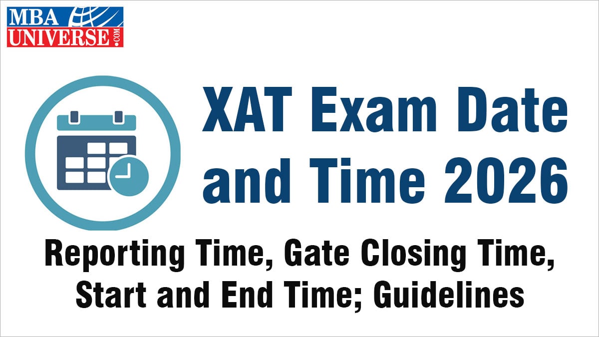 XAT Exam Date and Time 2026