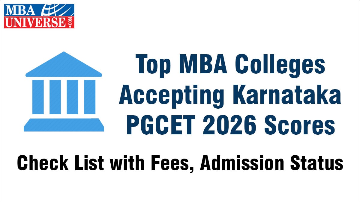 Top MBA Colleges Accepting Karnataka PGCET 2026 Scores