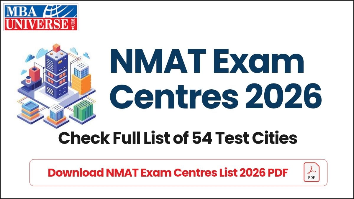 Download NMAT Exam Centres List 2026 PDF