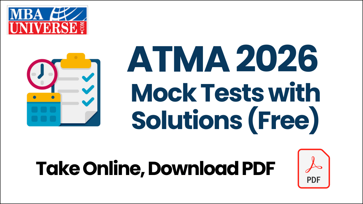 ATMA Mock Test 2026