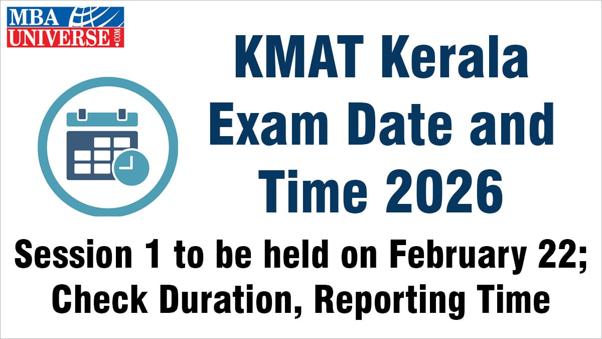 KMAT Kerala Exam Date and Time