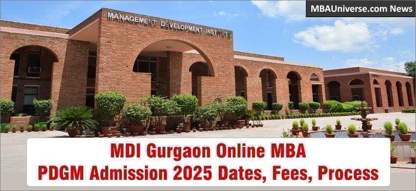 MDI Gurgaon Online MBA 2025