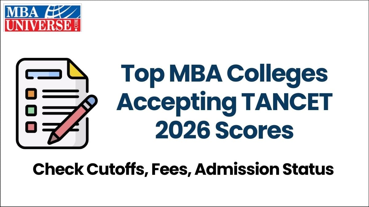 Top MBA Colleges Accepting TANCET Scores 2026