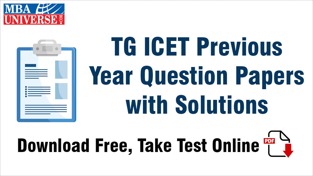 TG ICET Previous Year Question Paper