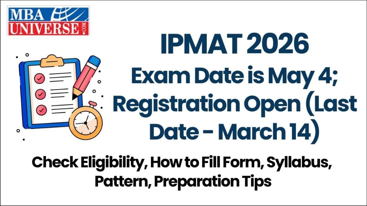 IPMAT 2026: Exam Date is May 4