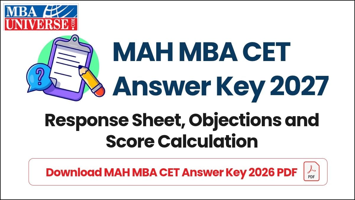 MAH MBA CET Answer Key 2027