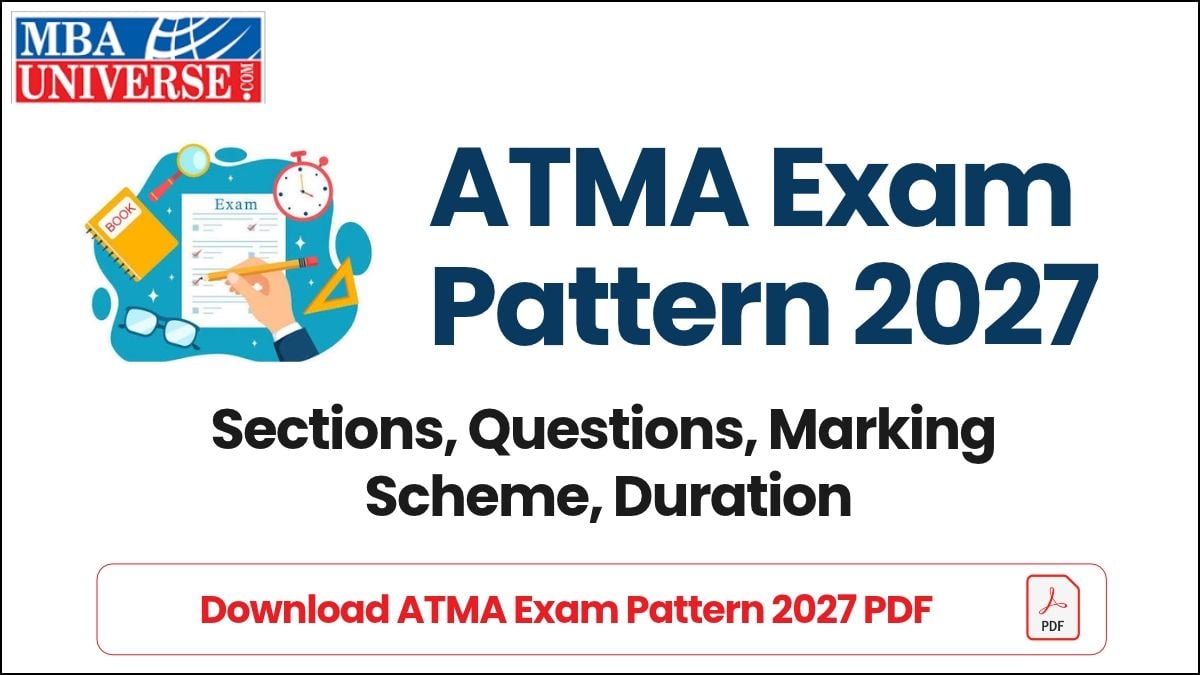 Download ATMA Exam Pattern 2027 PDF