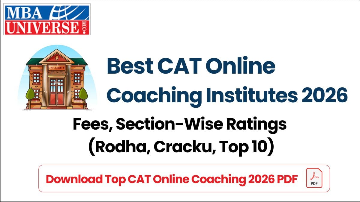 Download Top CAT Online Coaching 2026 PDF