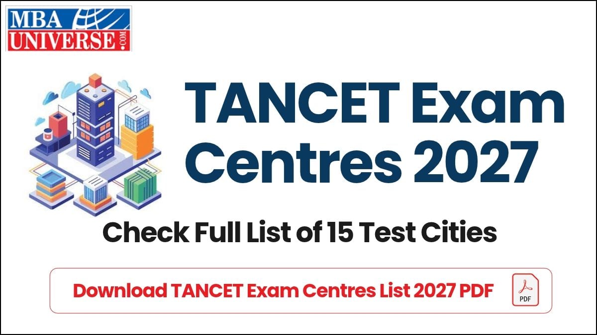 TANCET Exam Centres 2027