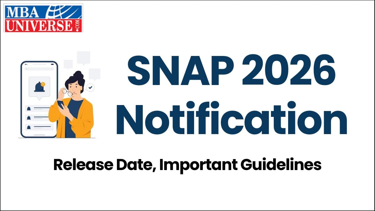 SNAP Exam Notification