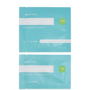 LING Sparkling Instant DIY O2 Facial – dviejų žingsnių veido priežiūros procedūra namuose