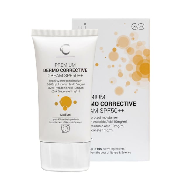 Clinicare Dermo Corrective veido kremas SPF50++ su spalva 35ml