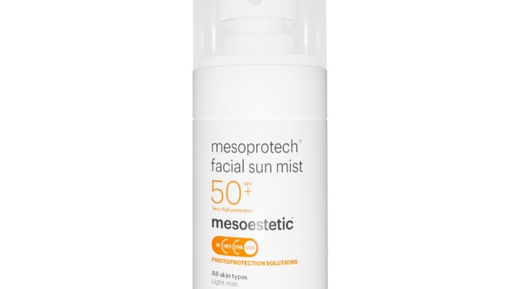 Mesoestetic Mesoprotech apsauginė veido dulksna SPF50 50ml