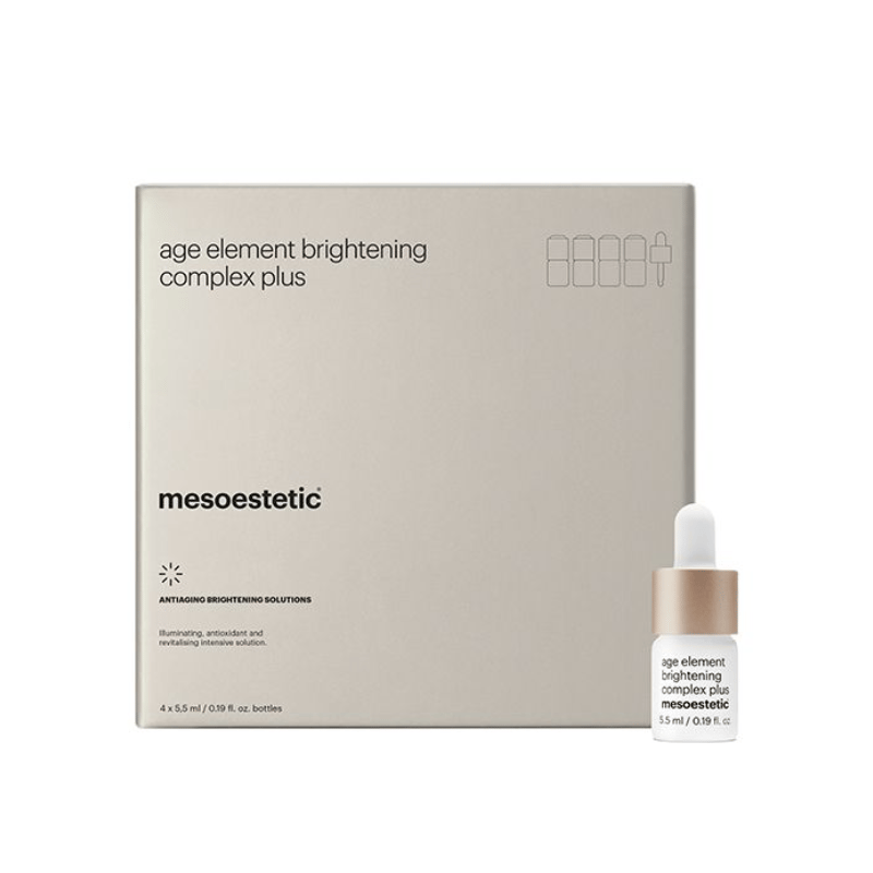 Mesoestetic Age Element Brightening Complex Plus skaistinamasis kompleksas 4x5,5ml