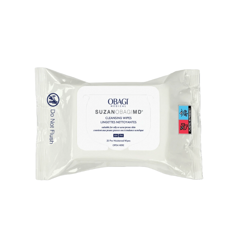 OBAGI SuzanObagiMD Cleansing Wipes for Oily or Acne Prone makiažo valymo servetėlės