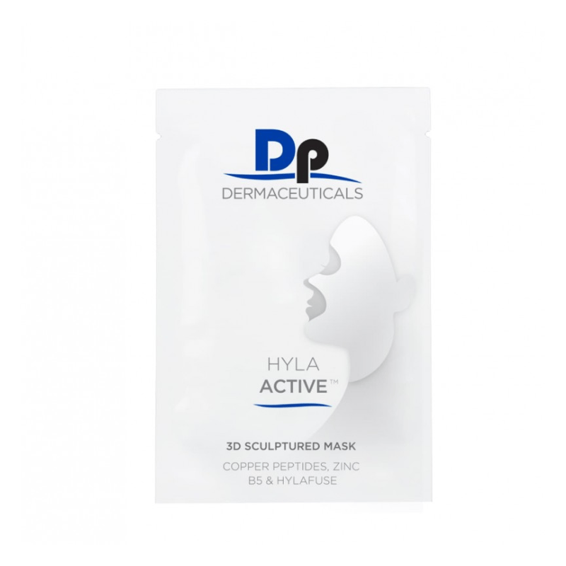 DermapenWorld Dermaceuticals Hyla Active 3D Sculptured lakštinė veido kaukė 1vnt