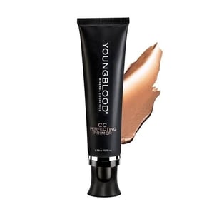 Youngblood spalvą ir poras koreguojanti makiažo bazė „CC Perfecting Primer“ (Tan) | 20 ml