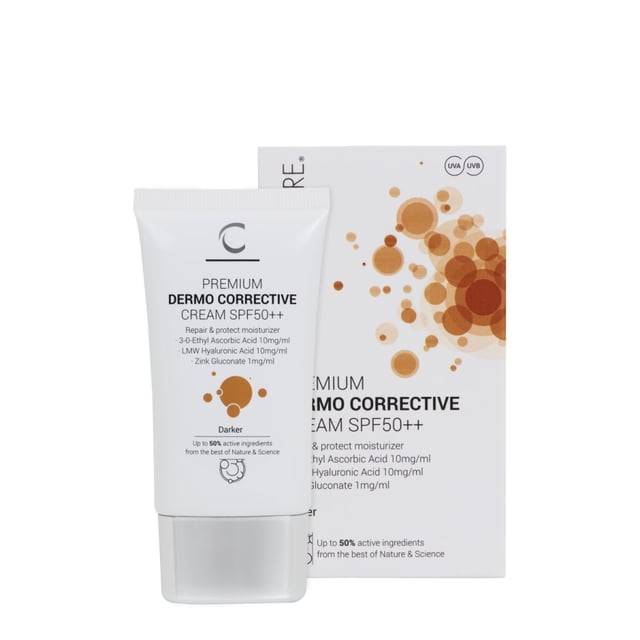 Clinicare Dermo Corrective veido kremas SPF50++ su spalva 35ml (Darker)