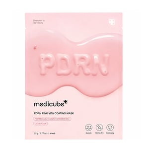 Medicube PDRN Pink Vita lakštinė veido kaukė 1vnt