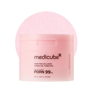 Medicube PDRN Pink Collagen Toning Gel Toner Pad veido padeliai 70vnt