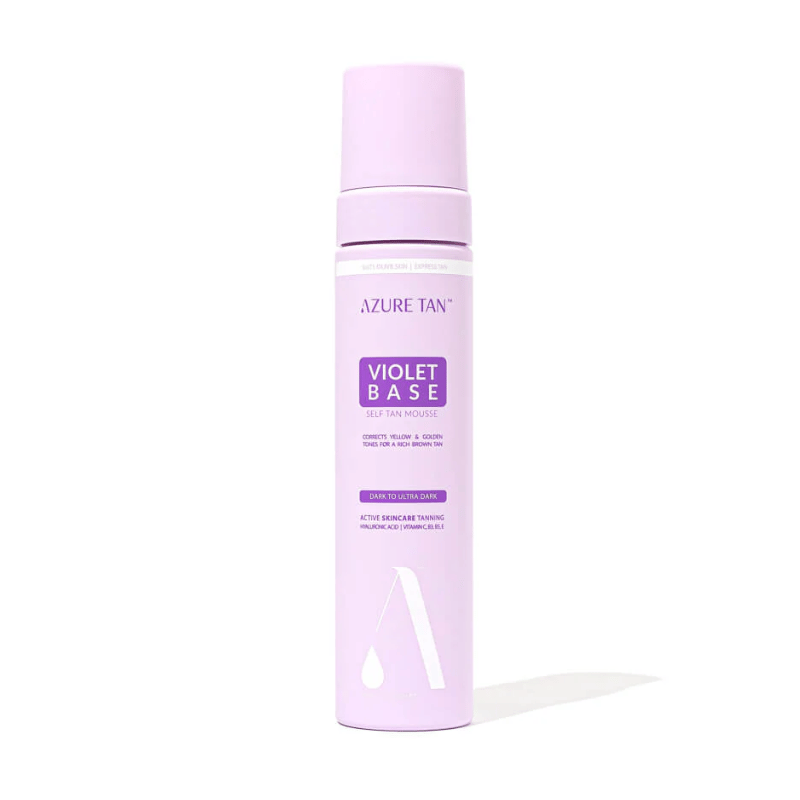 Azure Tan “Violet Base” savaiminio įdegio putos kūno odai 200ml