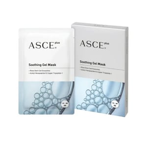 (pakuotė) ASCE+ Soothing Gel lakštinė veido kaukė su egzosomomis 3vnt
