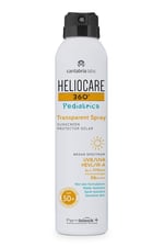 Cantabria Labs HELIOCARE 360 PEDIATRICS TRANSPARENT PURŠKIAMA APSAUGA NUO SAULĖS VAIKAMS SPF50+, 200 ML