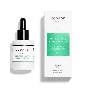 CODAGE Anti-shine & Imperfections N02 veido serumas 30ml