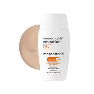 Mesoestetic Mesoprotech Mineral apsauginis veido fluidas SPF50 50ml