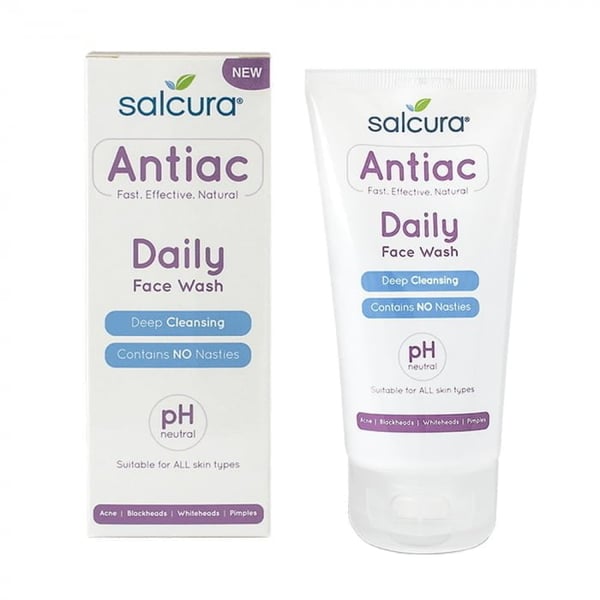 Salcura Antiac Daily Face Wash Prausiklis mišriai, riebiai, į aknę linkusiai odai, 150ml