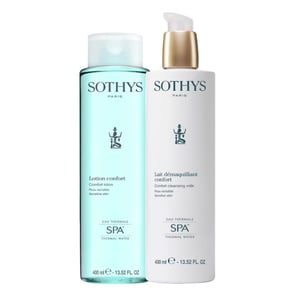 Sothys Comfort valomasis pienelis ir tonikas 400ml + 400ml