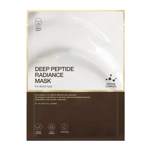 Medicube Deep Peptide Radiance lakštinė veido kaukė 1vnt