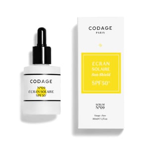 CODAGE Sun shield SPF50+ N09 veido serumas 30ml