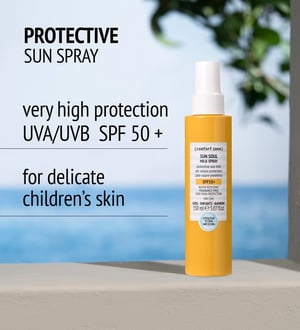 COMFORT ZONE SUN SOUL Purškiamas apsauginis pienelis nuo saulės vaikams SPF50, 150 ml