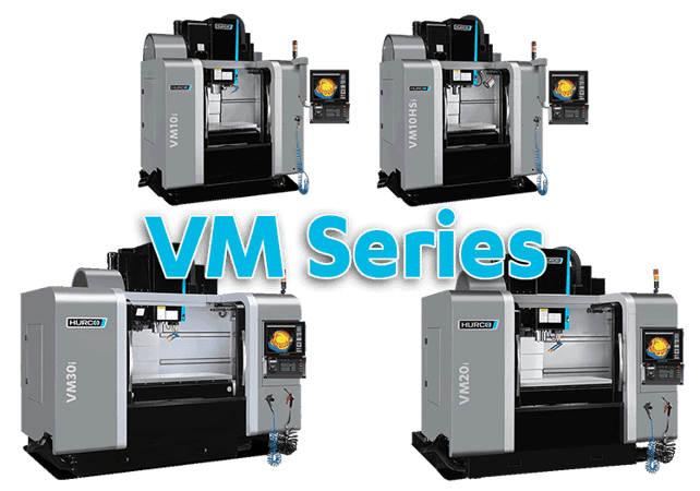 The VM Series of 3-axis CNC machines from Hurco
