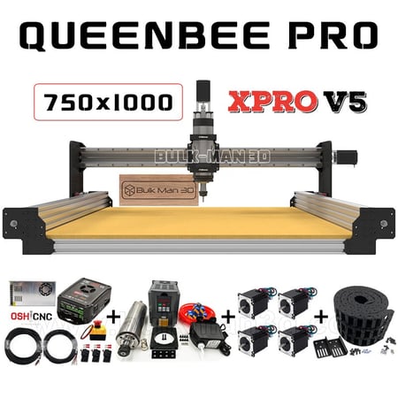 QueenBee PRO CNC Router Machine Full Kit