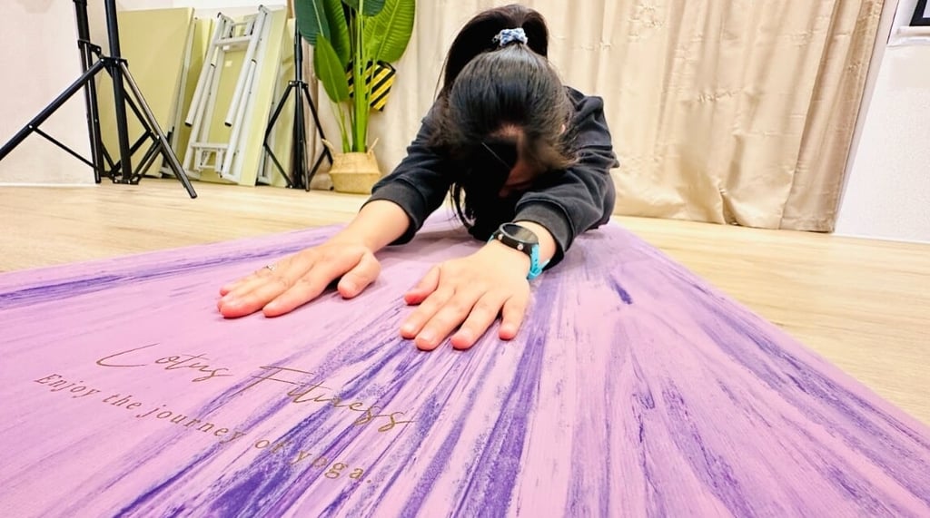 叮咚News｜分享新奇與樂趣 - 圖2 台灣製專業型高止滑天然橡膠瑜珈墊5mm細霧紫