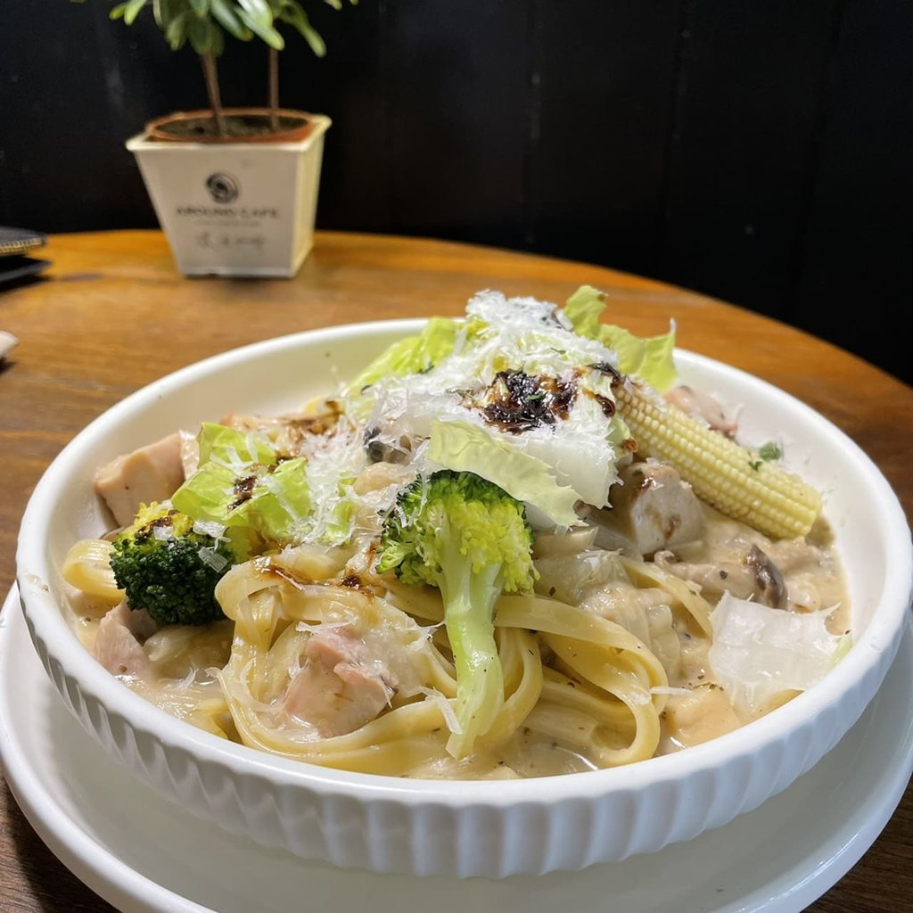 流浪咖啡｜奶油菇菇雞麵 $160