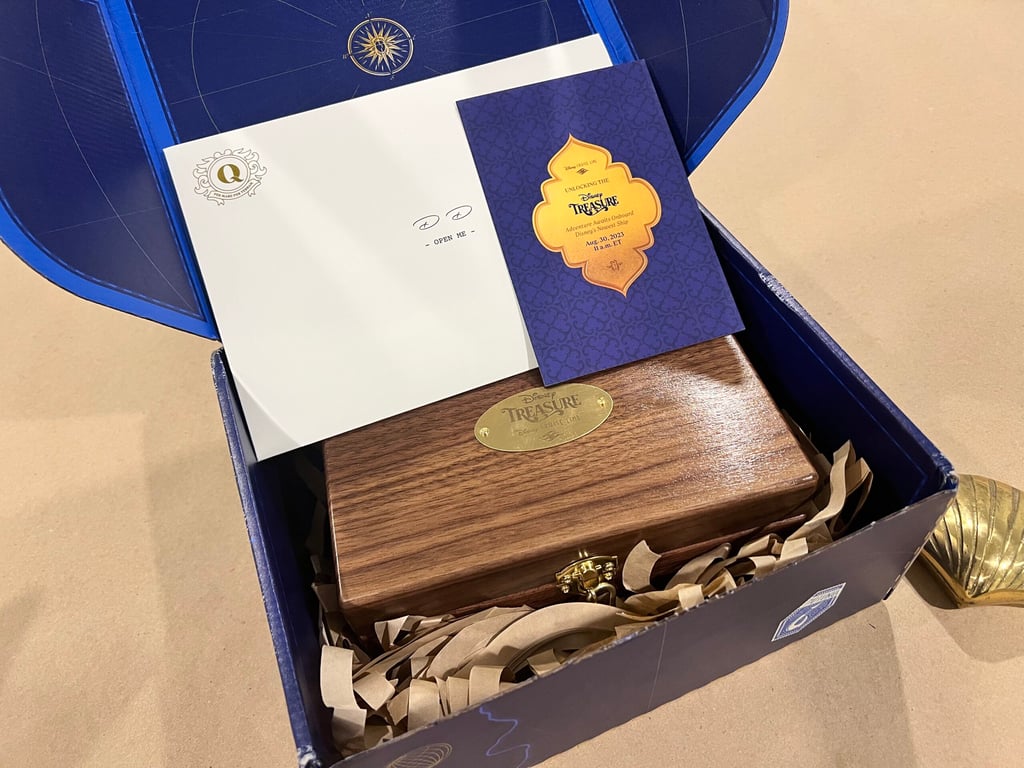 Disney Cruise Line Treasure Box Gives Hints of the Adventure to Come