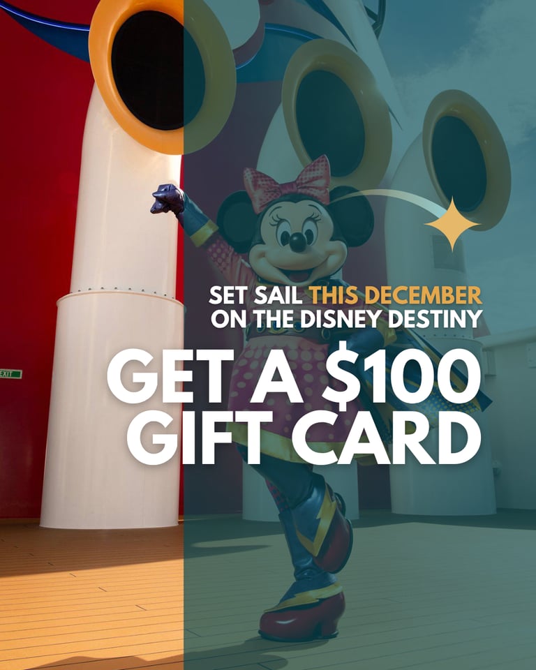 Set Sail on the Disney Destiny this December