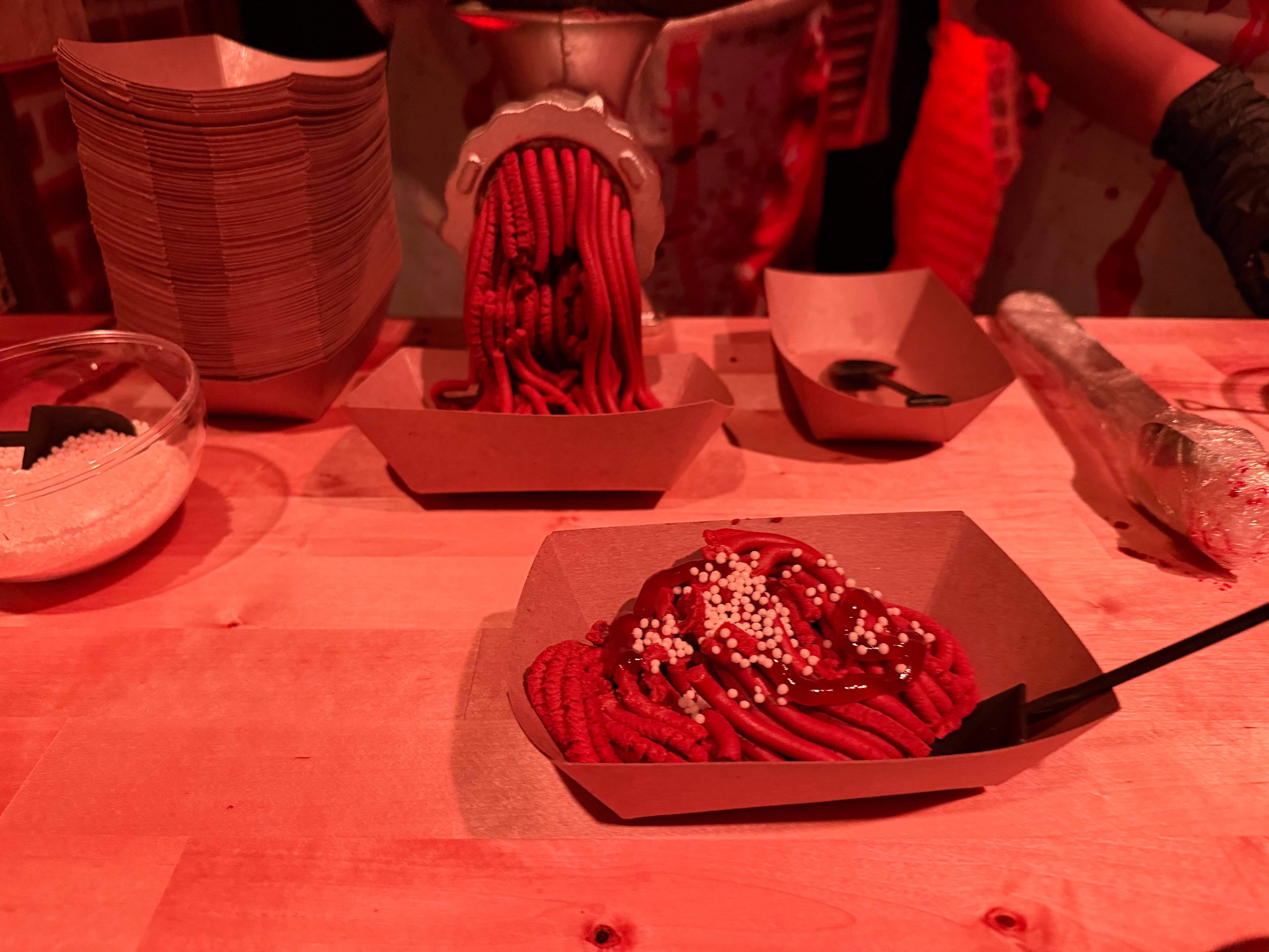 Halloween Horror Nights 2026 Meat Grinder Red Velvet